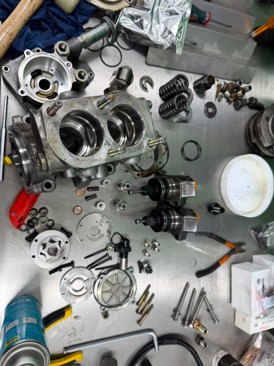 Diesel fuel pump overhaul