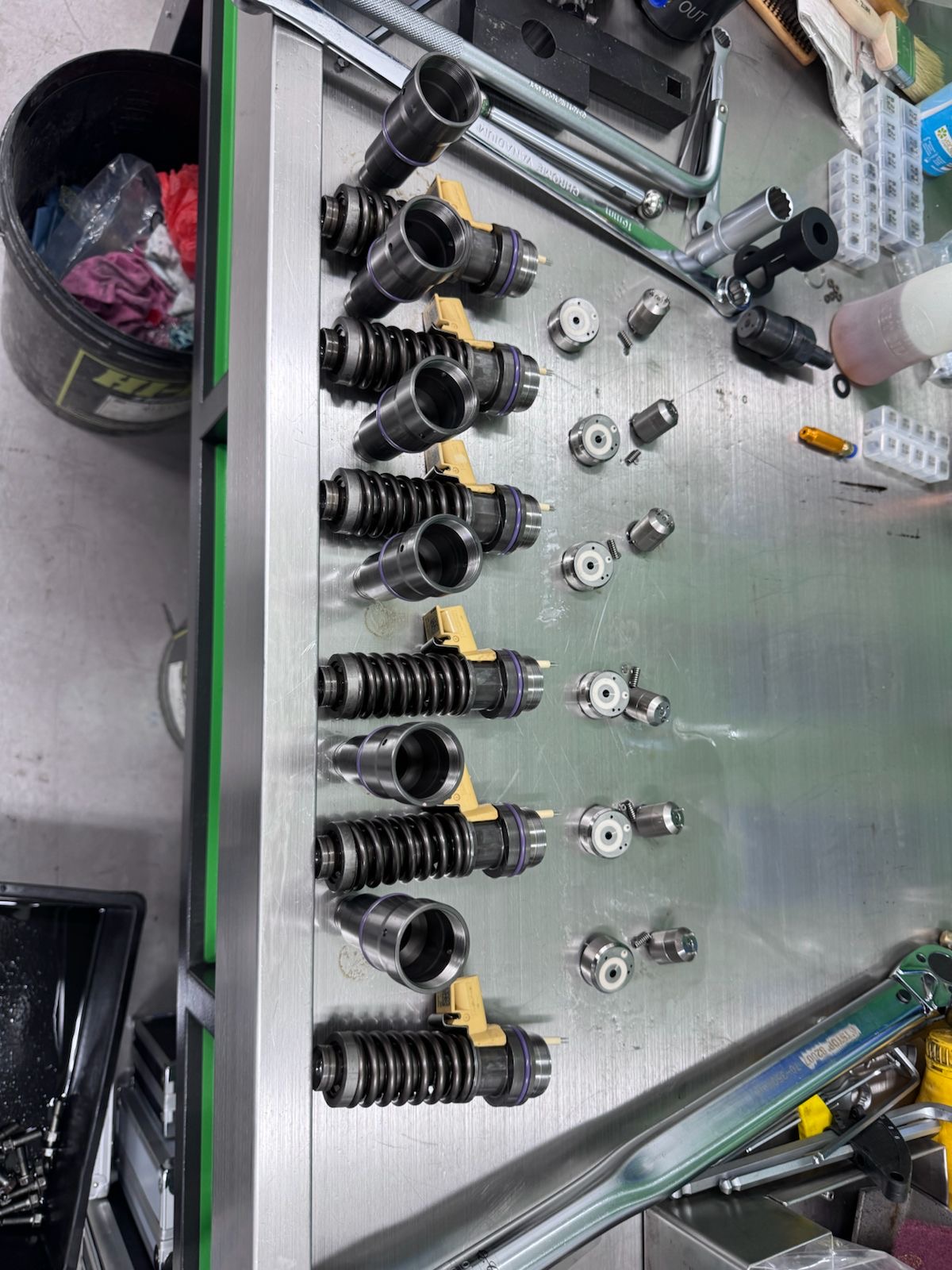 Injector repair work